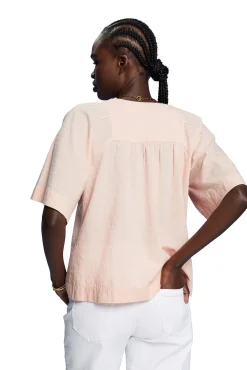 Blusa Plumeti Algodon Manga 3/4^Esprit Flash Sale