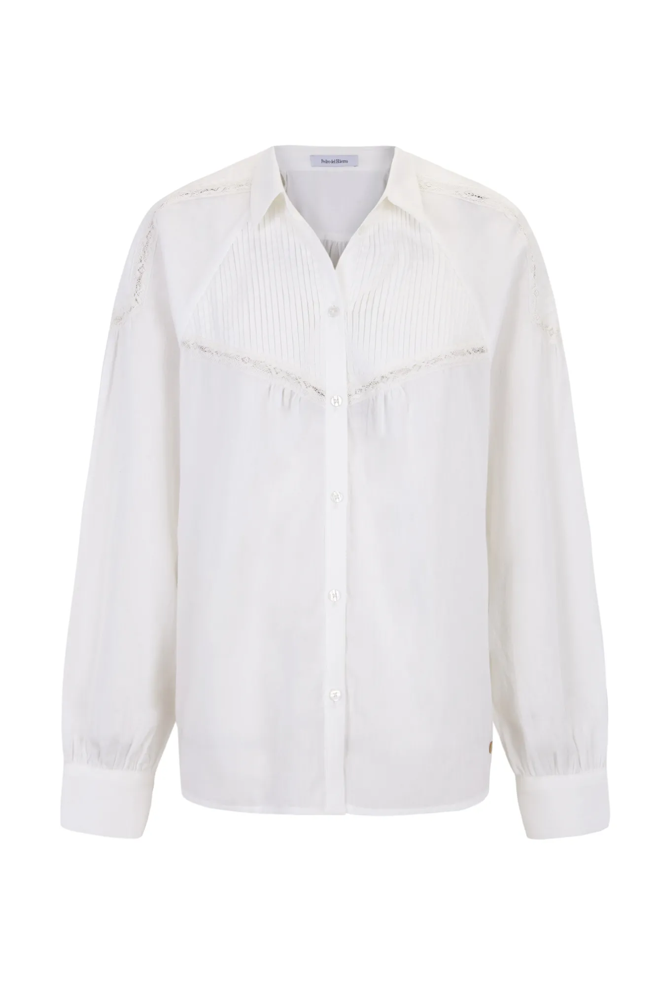 Blusa Romantica Con Jaretas^Pedro del Hierro Best Sale