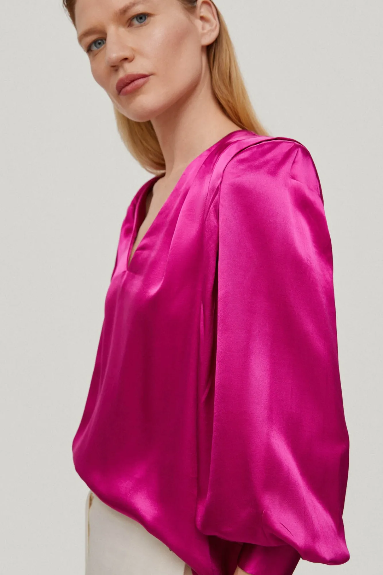 Blusa Satinada Fluida^Pedro del Hierro Shop