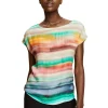 Blusa Viscosa Estampado Degrade^Esprit Discount