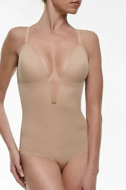 Body Copa D Sin Espalda Con Escote Pronunciado En Nude^Ivette Bridal Hot