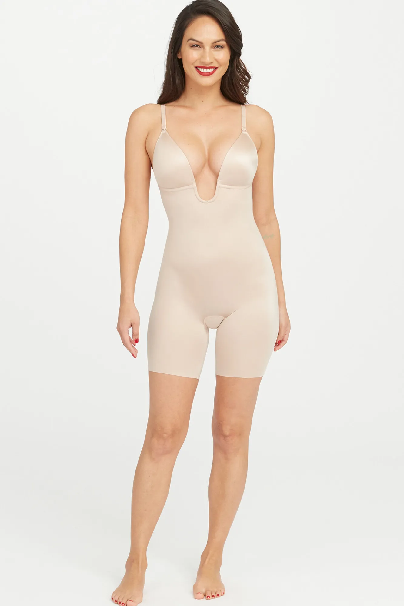 Body Reductor Escote U Beige^Spanx Outlet