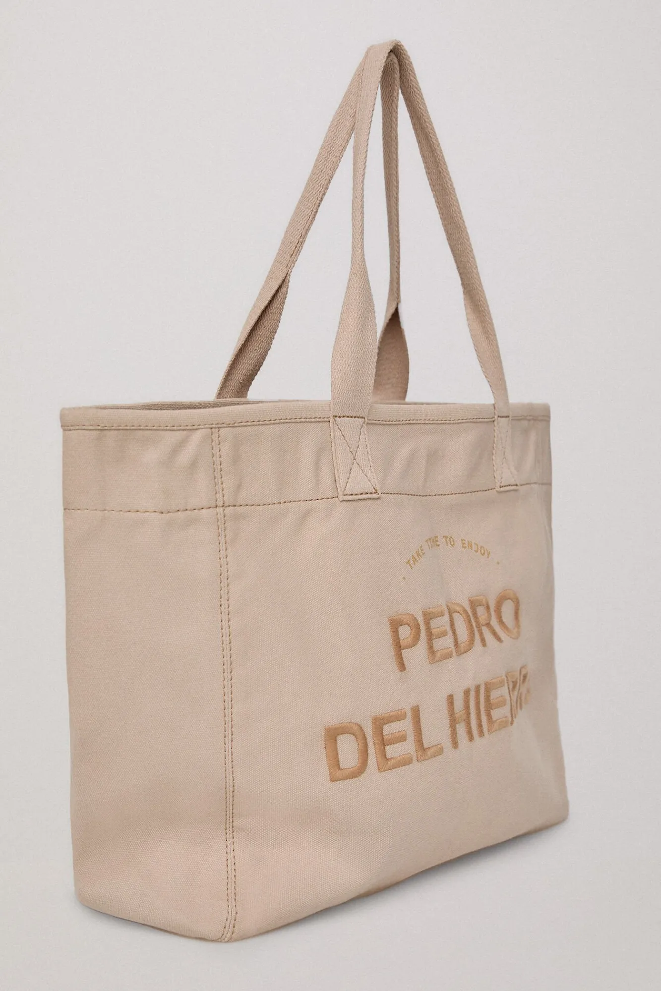 Bolsa Canvas Logo Bordado^Pedro del Hierro Store