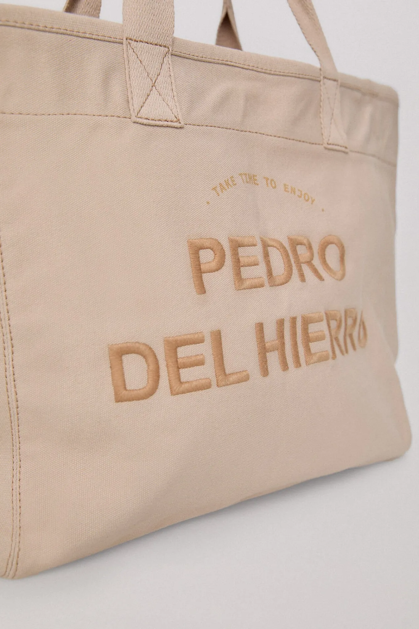 Bolsa Canvas Logo Bordado^Pedro del Hierro Store