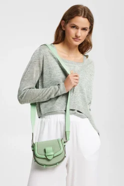 Bolso Bandolera Con Lino^Esprit Store