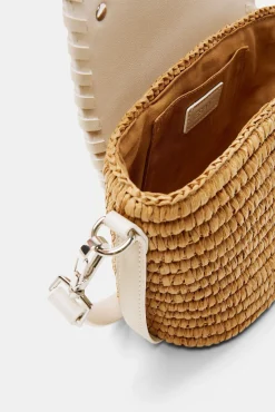 Bolso Bandolera Rafia Con Solapa^Esprit Hot