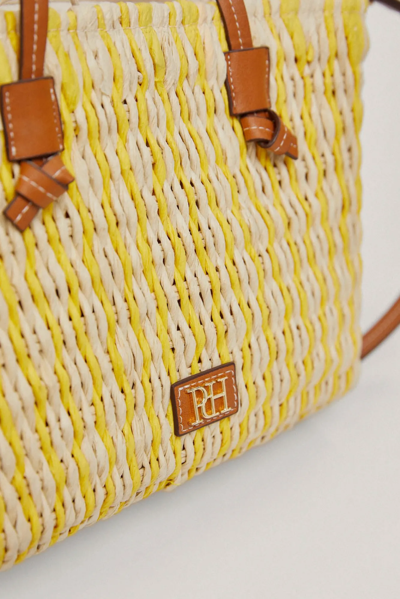 Bolso Cesta Tote Multicolor De Rafia^Pedro del Hierro Clearance