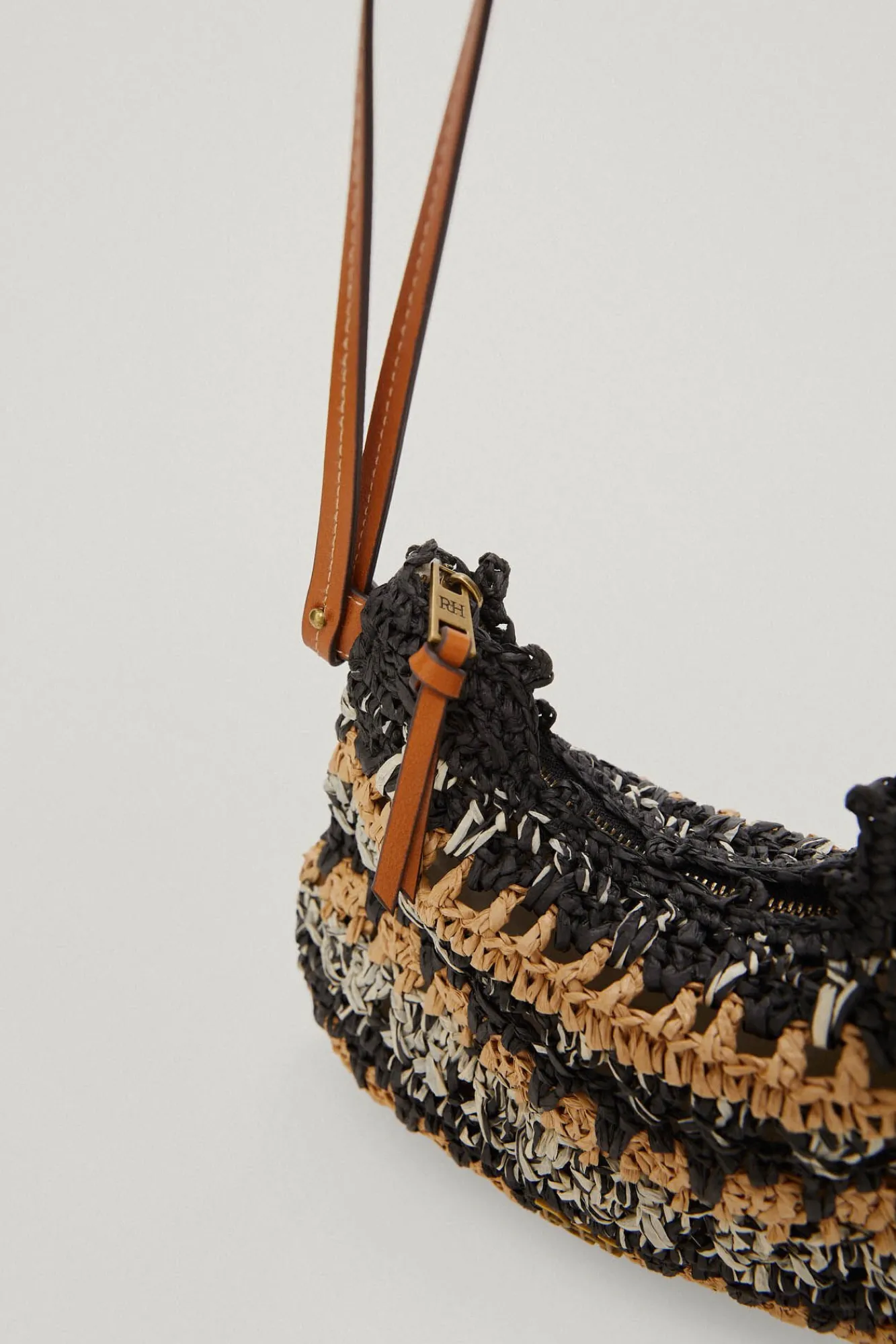 Bolso Media Luna Con Bandolera De Rafia^Pedro del Hierro Flash Sale