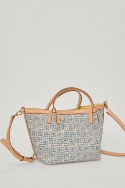 Bolso Mini Shopper De Jacquard Logotipo Y Piel^Pedro del Hierro Sale