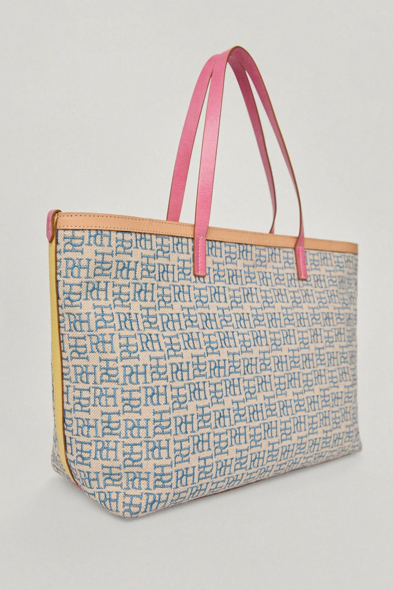 Bolso Shopper De Jacquard Logotipo Y Piel^Pedro del Hierro Store
