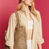 Bolso Shopper Tejido Trenzado Papel^Esprit Discount