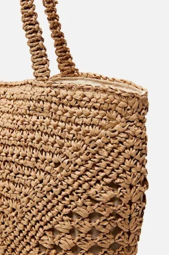 Bolso Shopper Tejido Trenzado Papel^Esprit Discount