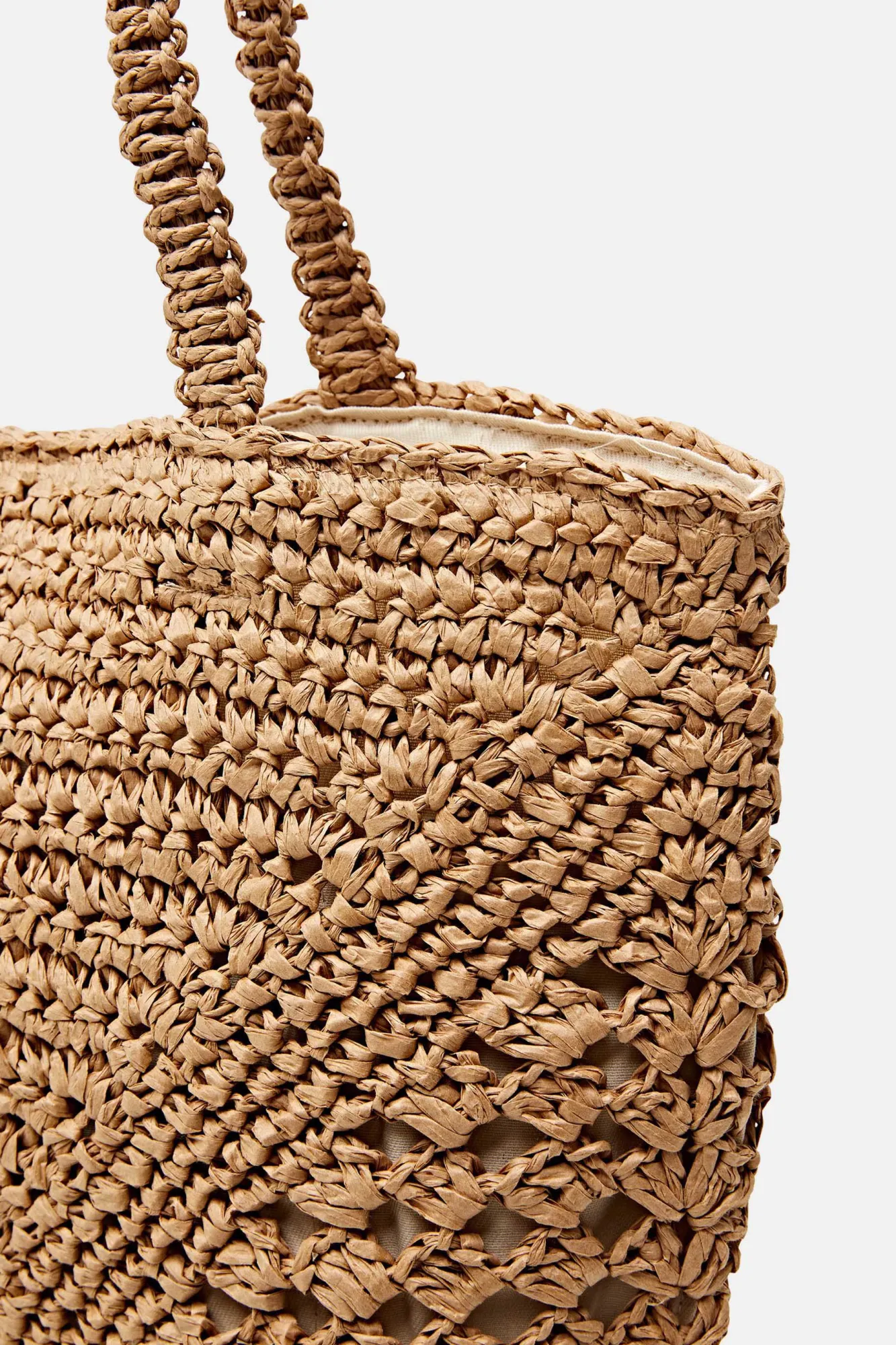 Bolso Shopper Tejido Trenzado Papel^Esprit Discount