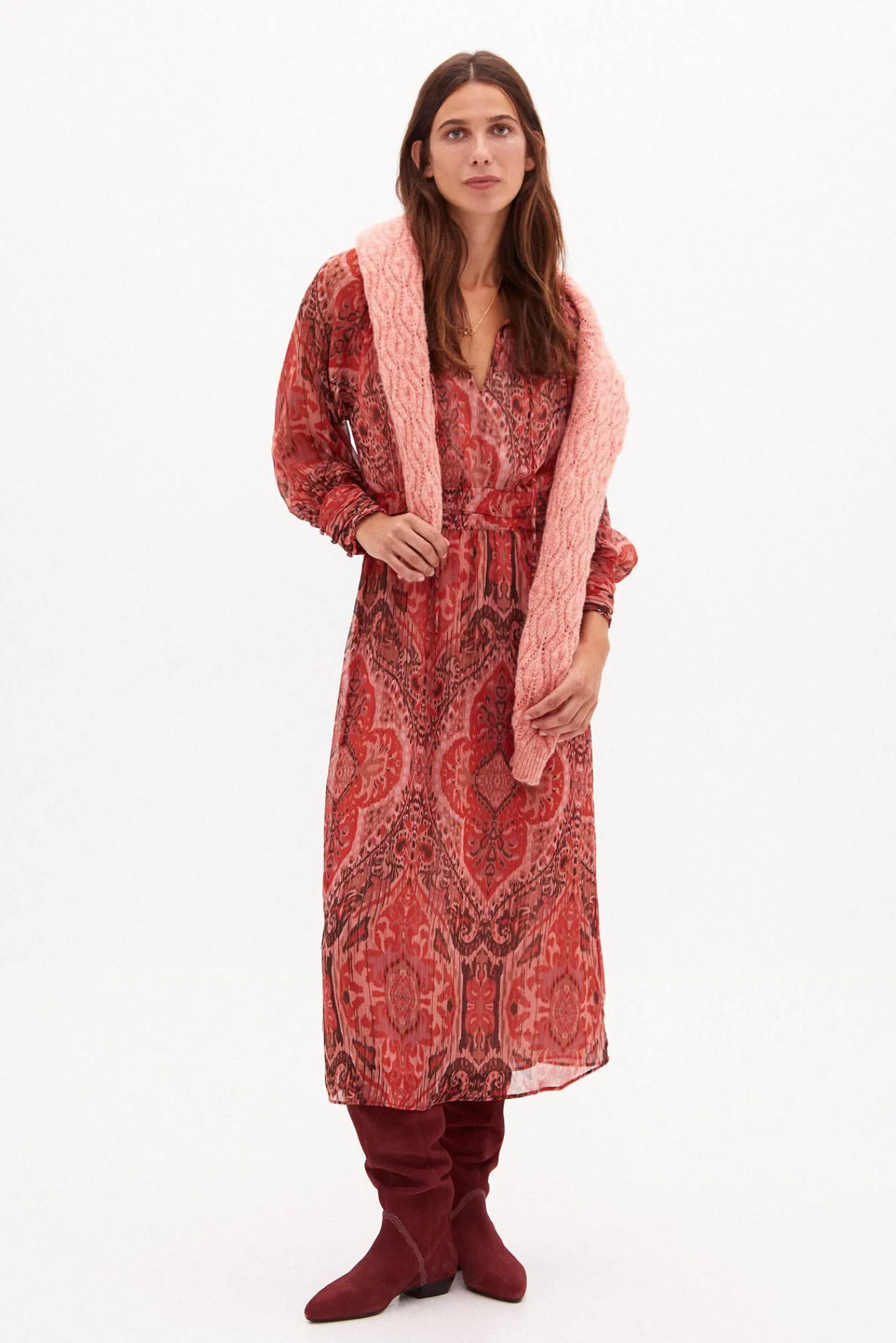 Brenda Vestido Midi Estampado^Hoss Intropia Clearance