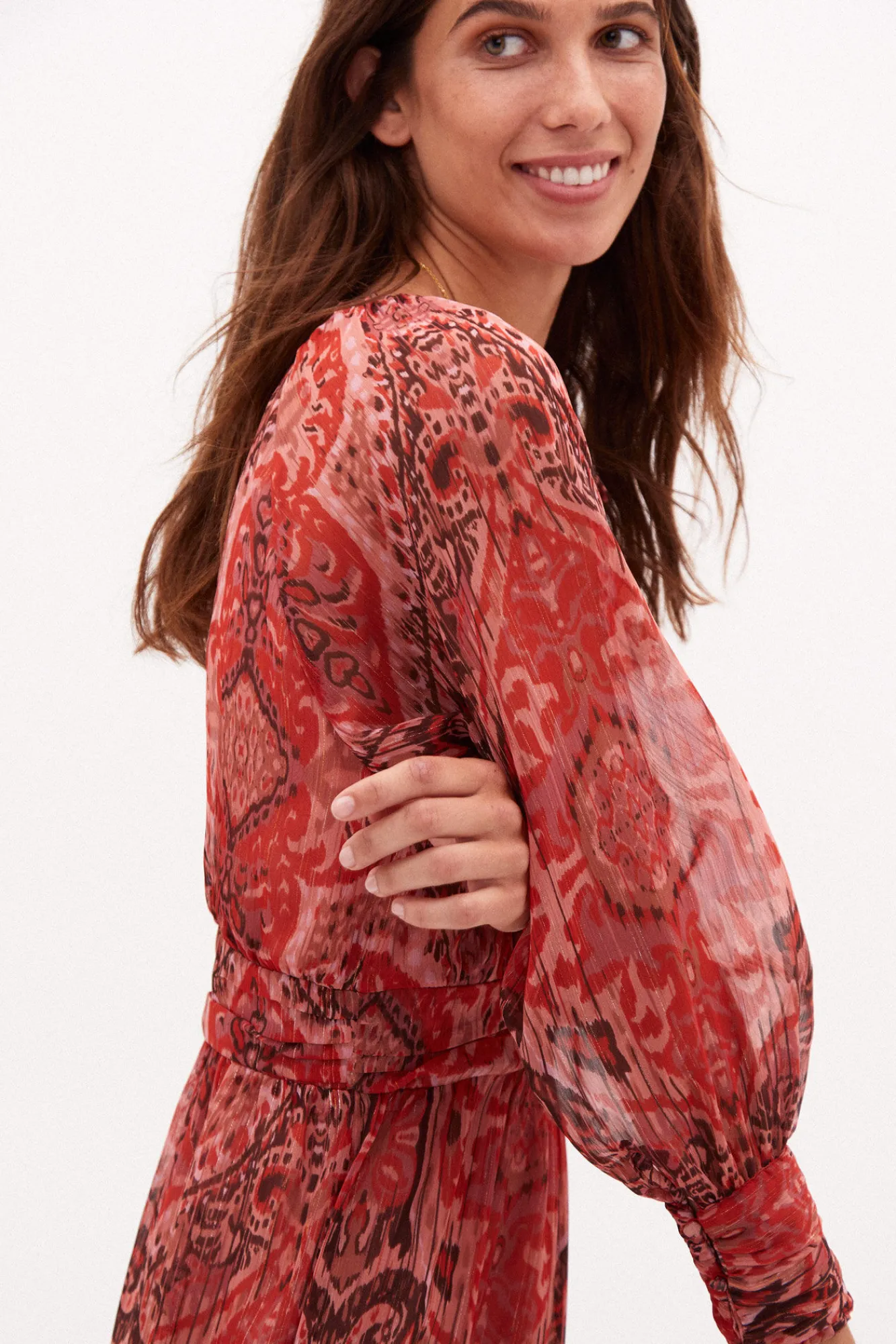 Brenda Vestido Midi Estampado^Hoss Intropia Clearance