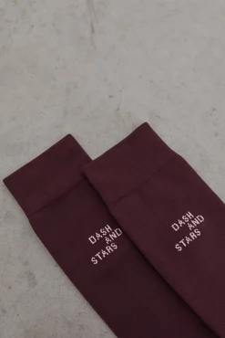 Calcetines Tecnicos Altos Morado^Dash and Stars New