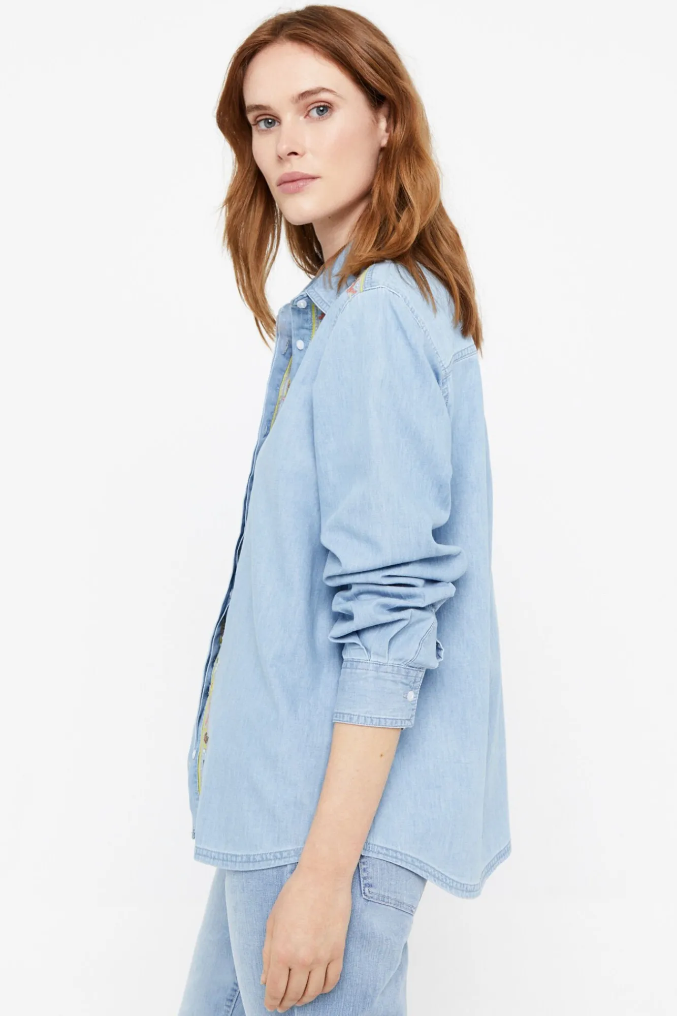 Camisa Bordada^Cortefiel Discount