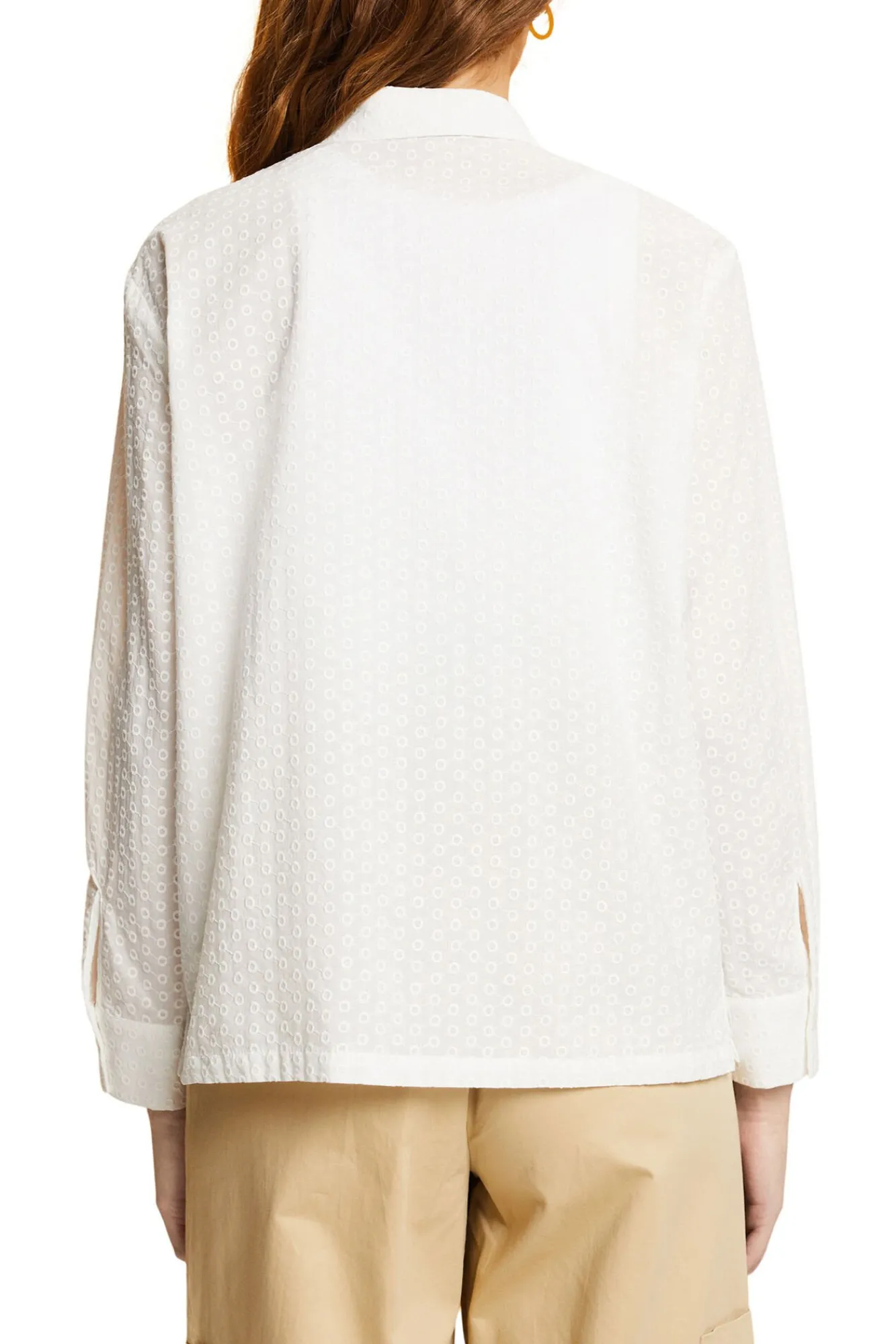 Camisa Bordada Algodon Loose Fit^Esprit Best