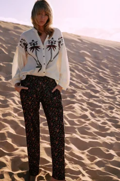 Camisa Bordado Posicionado^Slowlove Best Sale