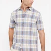 Camisa Cuadros Lino Algodon Manga Corta^Cortefiel Flash Sale