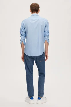 Camisa De Manga Larga Y Regular Fit Algodon Organico.^Selected Online