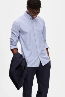 Camisa De Manga Larga Y Regular Fit Algodon Organico.^Selected New