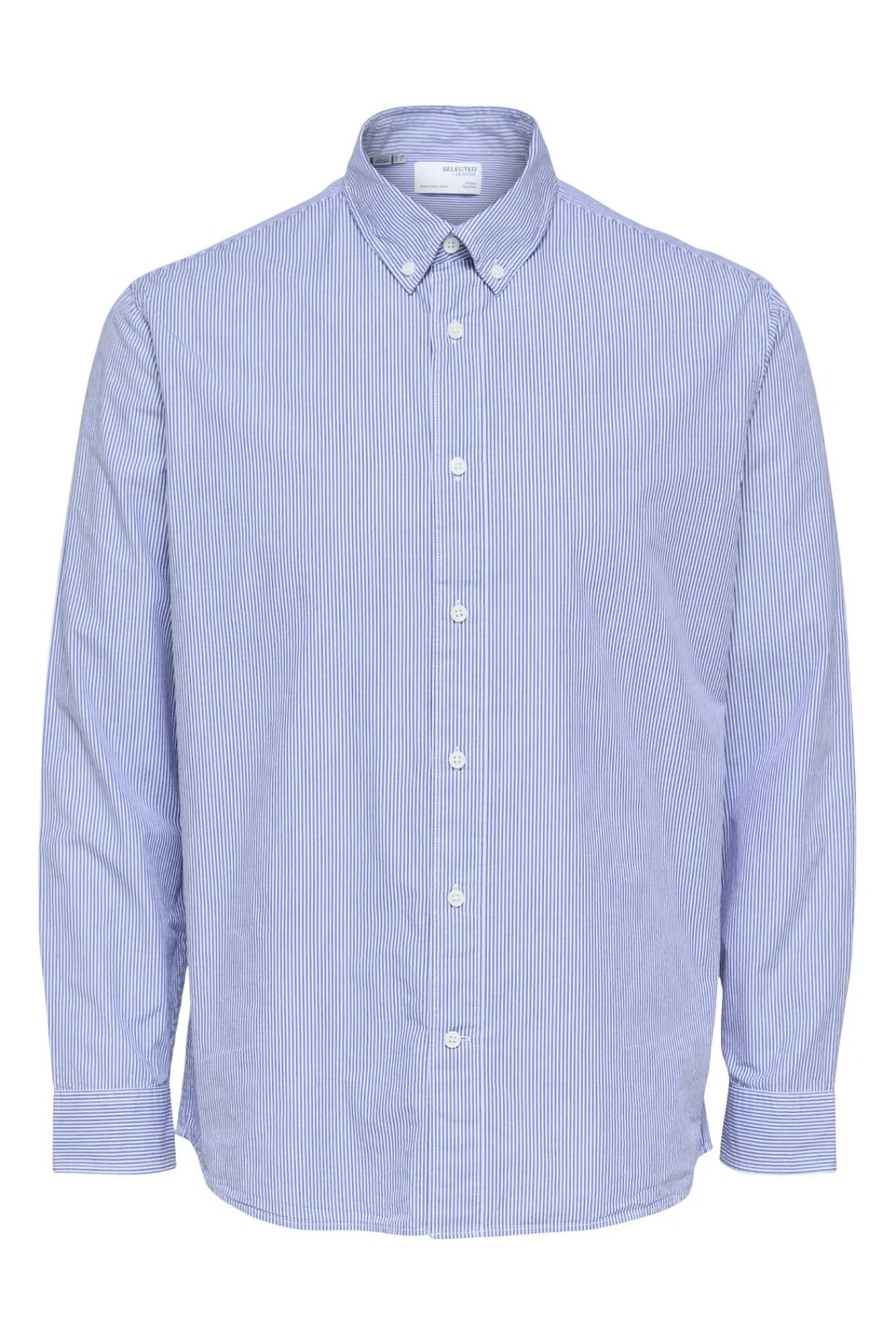 Camisa De Manga Larga Y Regular Fit Algodon Organico.^Selected New