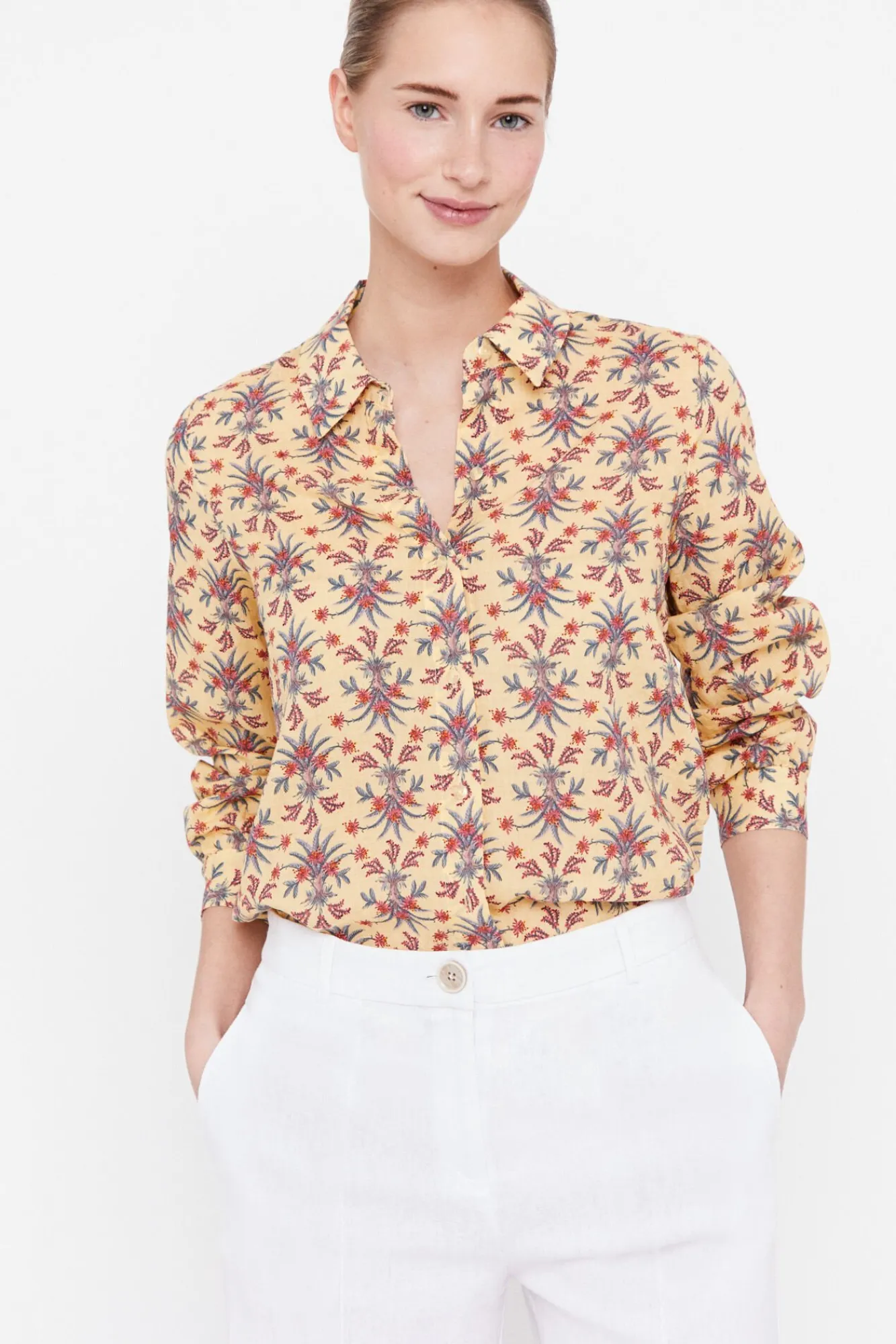 Camisa Estampada Algodon^Cortefiel Fashion