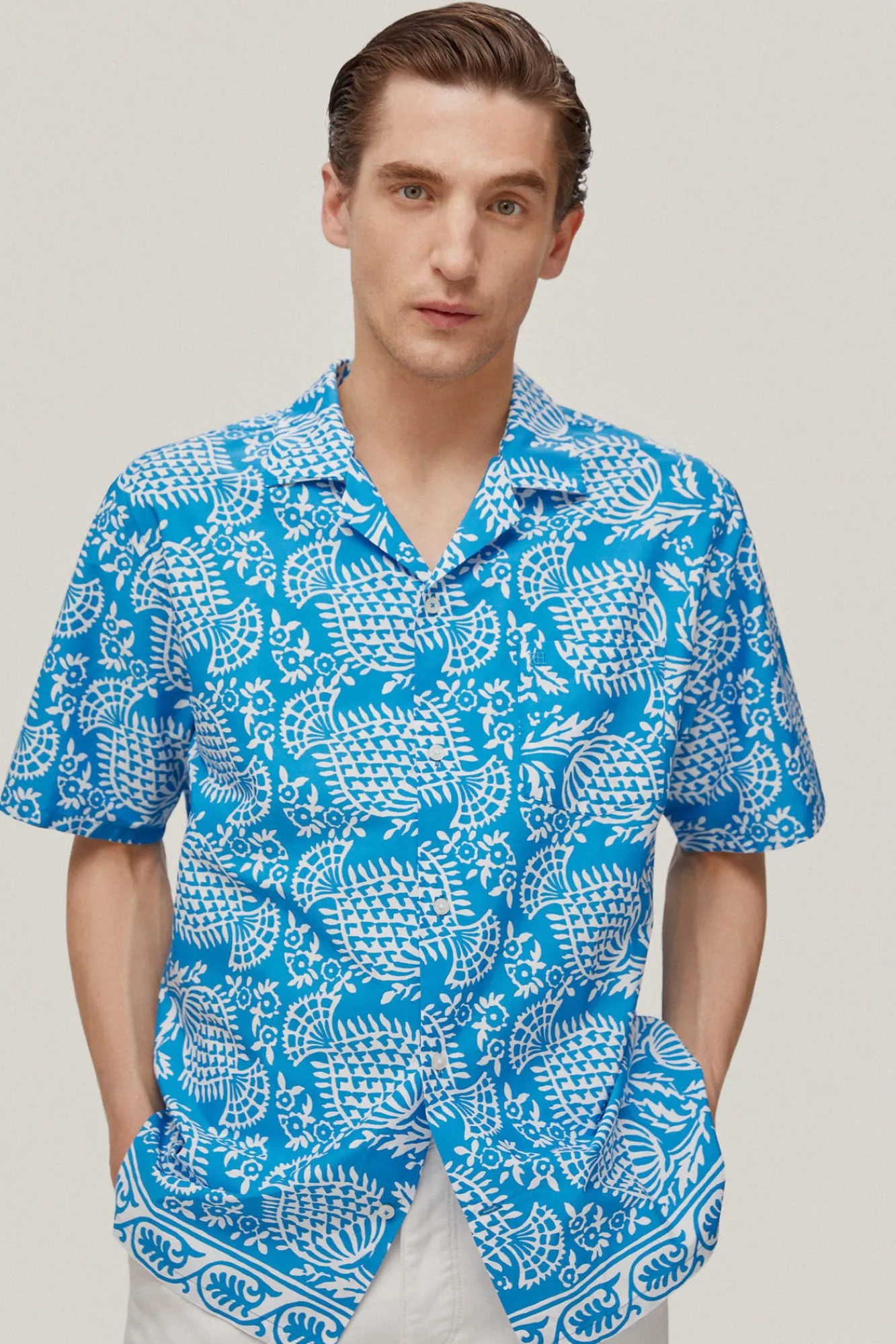 Camisa Estampada Camp Collar^Pedro del Hierro Sale