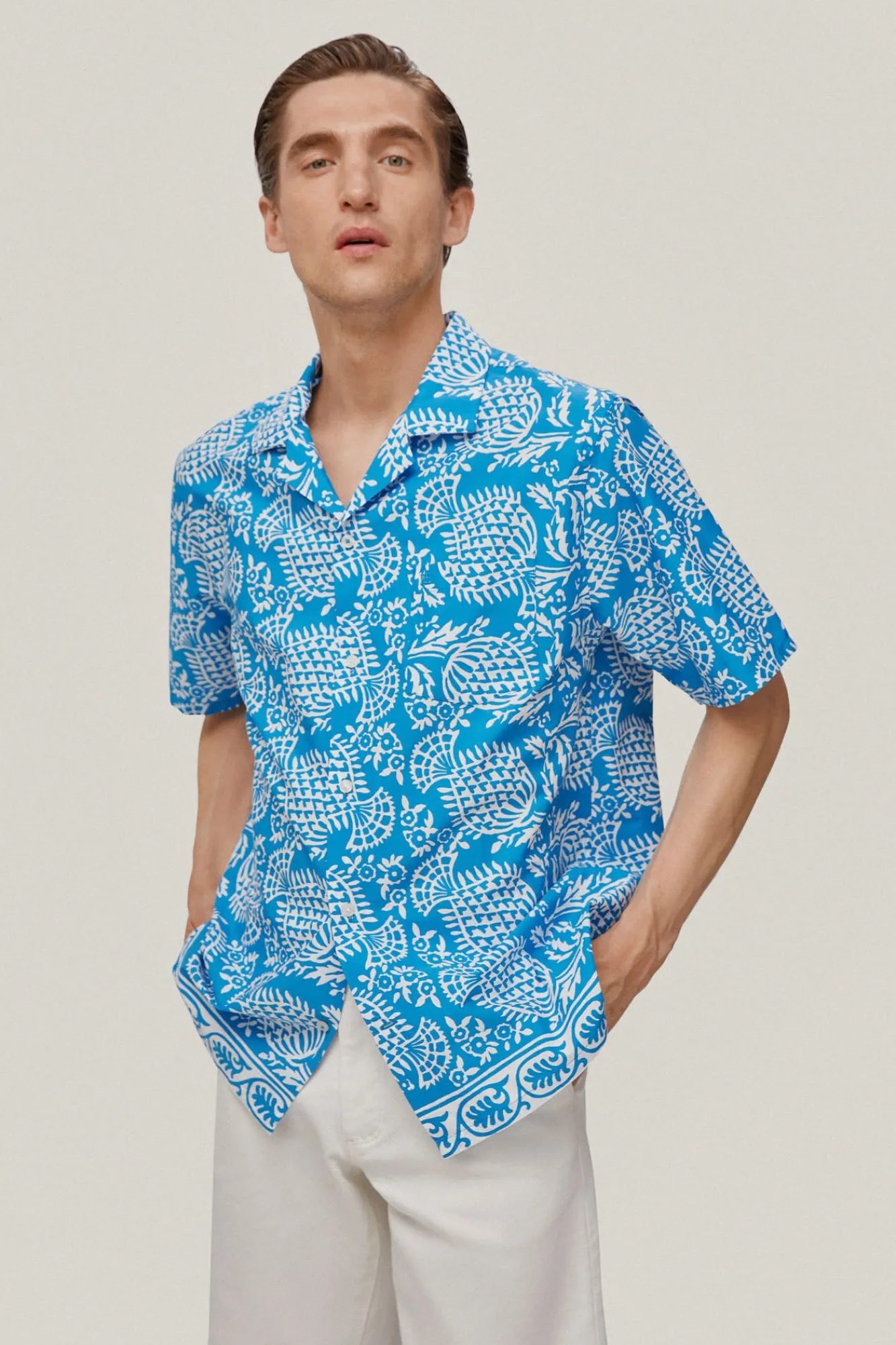 Camisa Estampada Camp Collar^Pedro del Hierro Sale