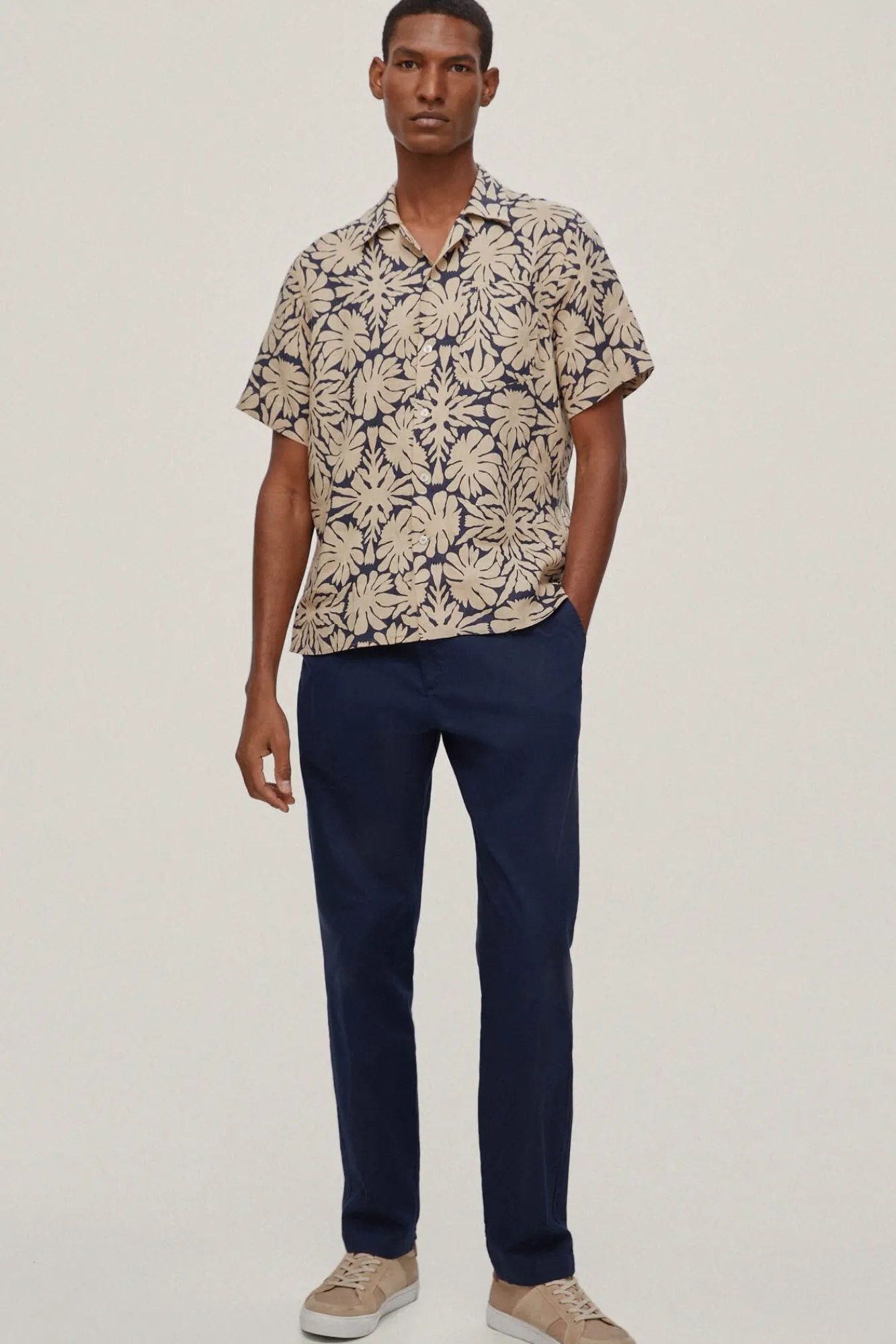 Camisa Estampada Manga Corta Tejido Italiano^Pedro del Hierro Outlet