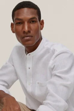 Camisa Lino Cuello Mao^Pedro del Hierro Cheap
