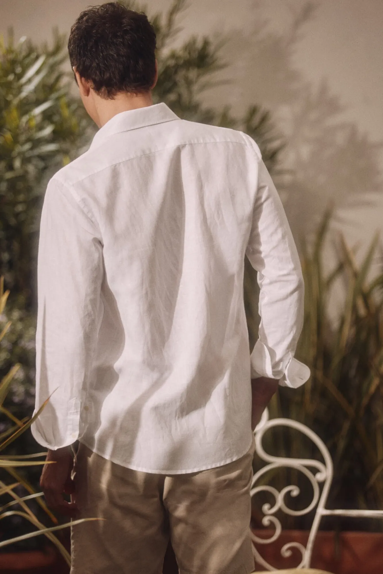Camisa Lino Manga Larga^Ooto Store