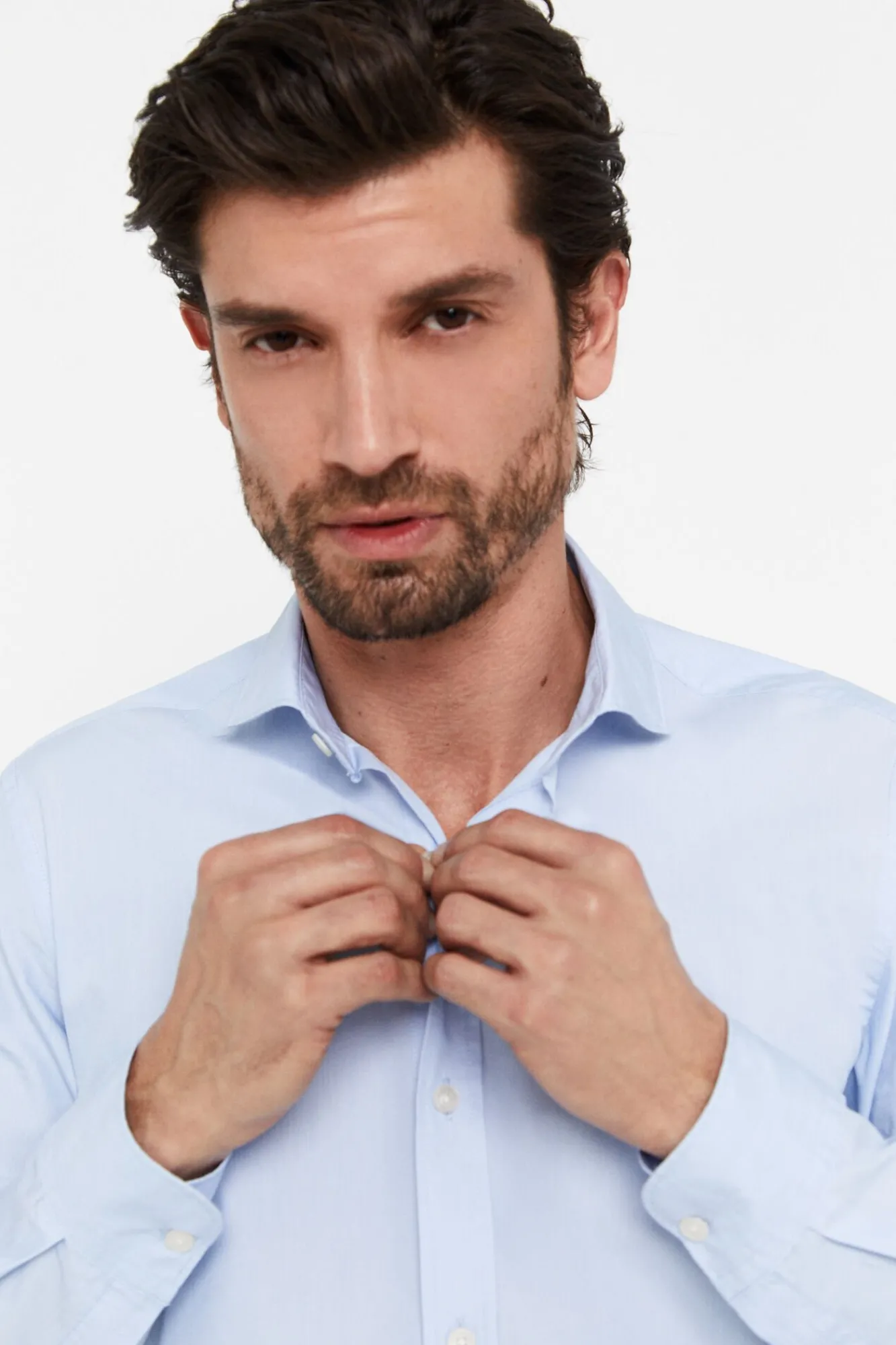 Camisa Lisa Coolmax Slim Fit^Cortefiel Best