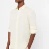 Camisa Lisa Lino Algodon^Cortefiel Shop