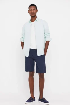 Camisa Lisa Lino Algodon^Cortefiel Shop