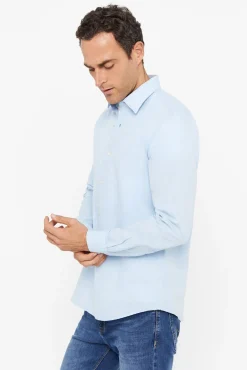 Camisa Lisa Lino Algodon^Cortefiel Best Sale
