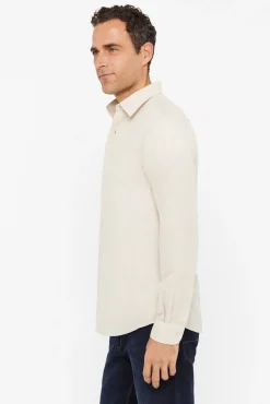 Camisa Lisa Lino Algodon^Cortefiel Shop