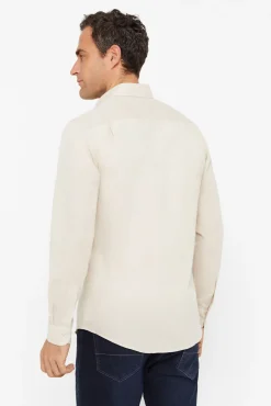 Camisa Lisa Lino Algodon^Cortefiel Shop