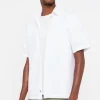 Camisa Lisa Lino Algodon Manga Corta^Cortefiel Outlet