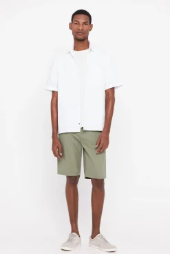 Camisa Lisa Lino Algodon Manga Corta^Cortefiel Outlet