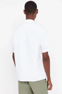 Camisa Lisa Lino Algodon Manga Corta^Cortefiel Outlet