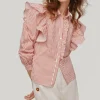 Camisa Manga Larga Volante^Pedro del Hierro Outlet