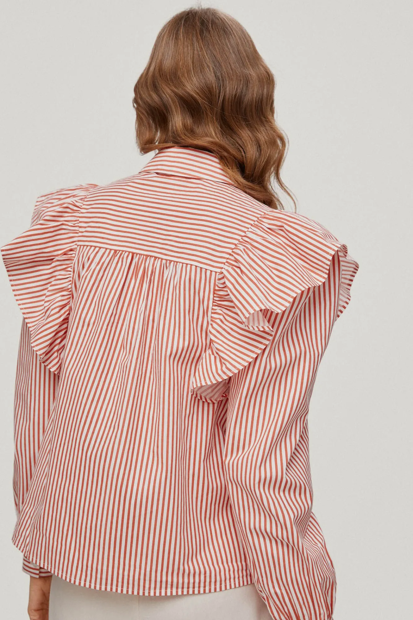 Camisa Manga Larga Volante^Pedro del Hierro Outlet