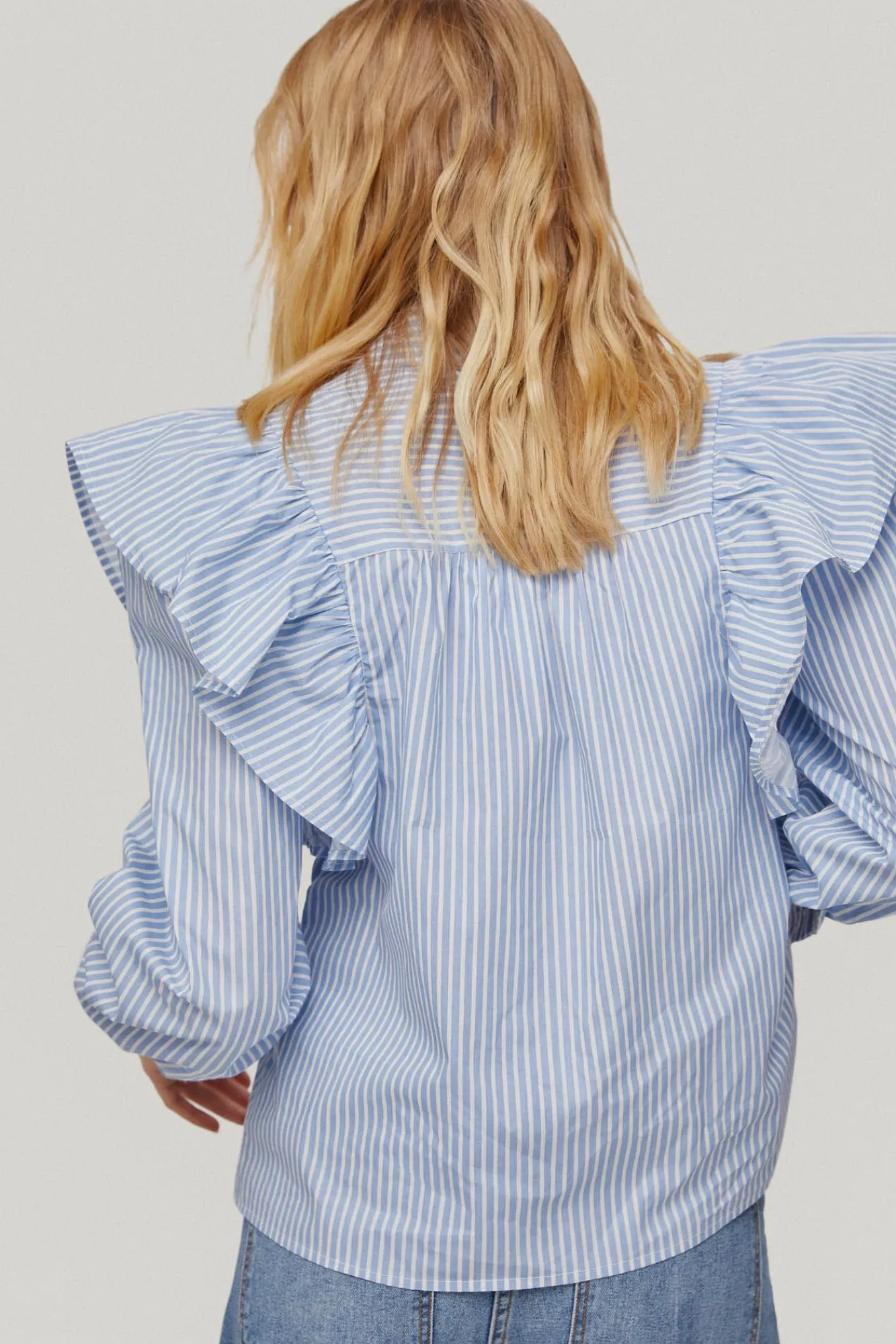 Camisa Manga Larga Volante^Pedro del Hierro New