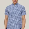 Camisa Non Iron Cuadros Manga Corta^Pedro del Hierro Store