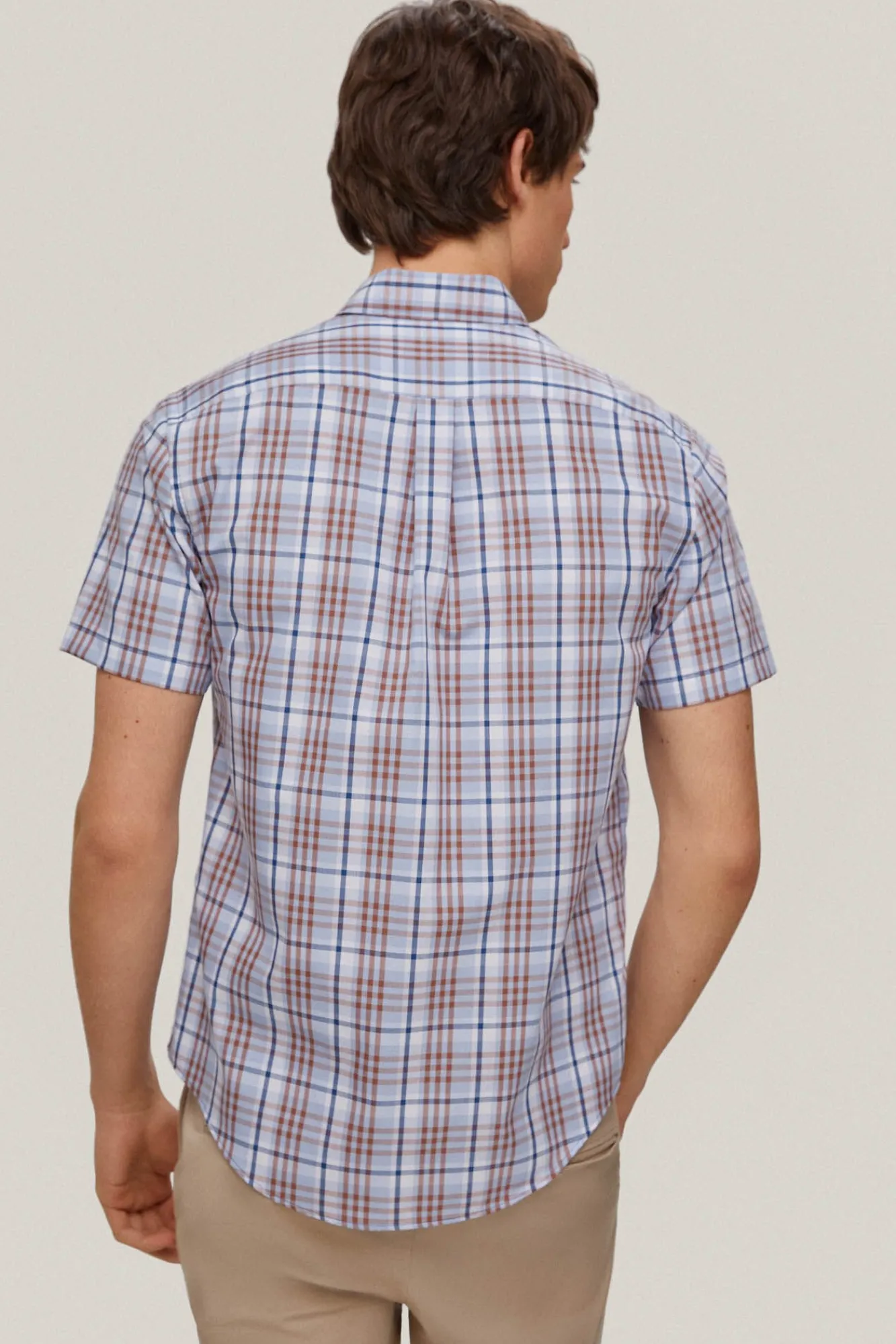 Camisa Non Iron Cuadros Manga Corta^Pedro del Hierro Flash Sale
