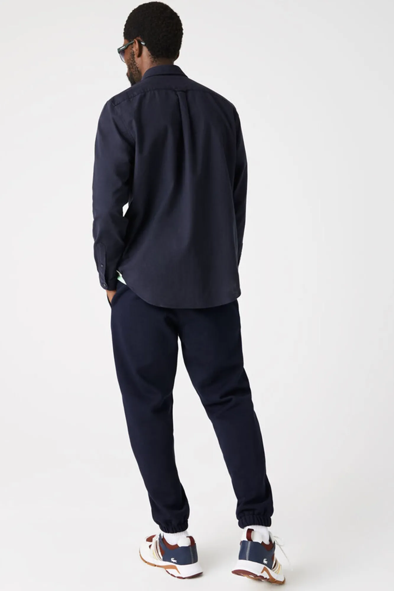 Camisa Oscura Con Cuello Abotonado^Lacoste Fashion