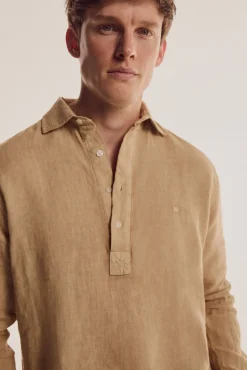 Camisa Polera De Lino Lisa^Pedro del Hierro Best