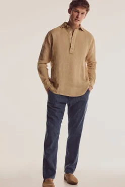 Camisa Polera De Lino Lisa^Pedro del Hierro Best